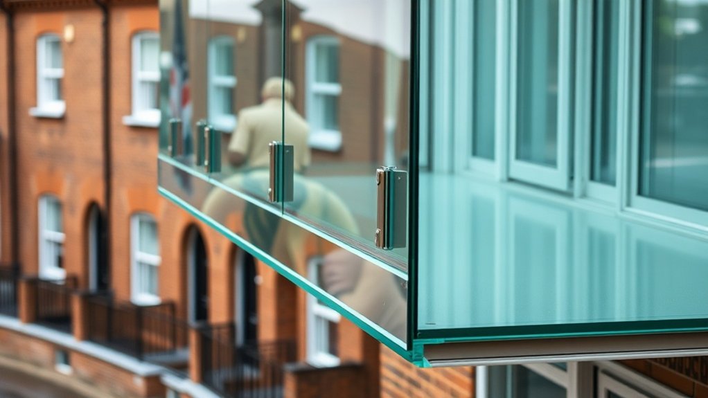 Glass Balcony Installation Clerkenwell