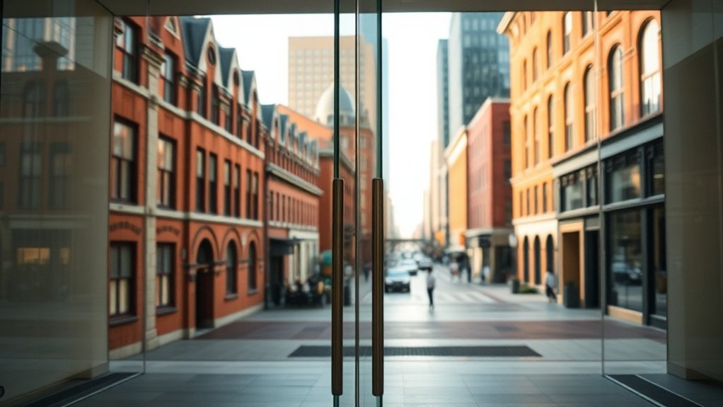 Glass Doors St John's Square