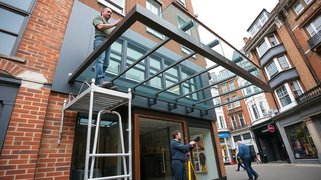 Shopfront Canopy Clerkenwell