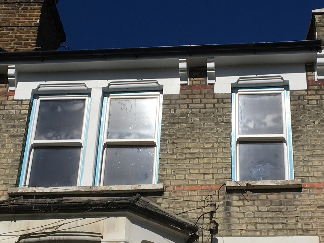 New uPVC sash windows fitted on Victorian terrace in Clerkenwell